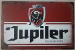 Jupiler bier metalen vintage look wandplaat reclamebord rood, Verzamelen, Ophalen of Verzenden, Nieuw, Reclamebord, Plaat of Schild