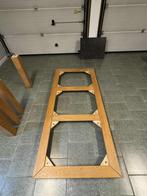 Table de salle a manger avec 2 pierres de taille, Huis en Inrichting, Tafels | Eettafels, Ophalen, Gebruikt, Eikenhout, 200 cm of meer