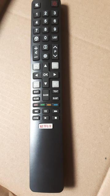 TCL  smart afstandsbediening toets netflix