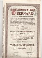 Produits Chimiques & Engrais L. Bernard, 1920 à 1950, Action, Enlèvement ou Envoi