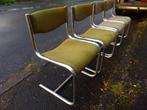 vintage stoelen eetkamer chrome 70er jaren, Enlèvement, Maison et Meubles