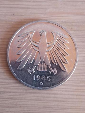 DUITSLAND 5 Mark 1985 D - UNC/Proof beschikbaar voor biedingen