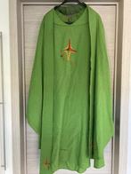 Groene kazuifel met stola, Antiek en Kunst, Ophalen of Verzenden