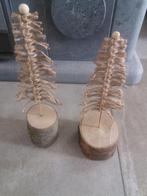 kerstboom in hout en jute +-27cm hoogte, Ophalen of Verzenden, Nieuw