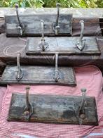 Set 4 kapstokken oude hout, Ophalen, Zo goed als nieuw, Hout