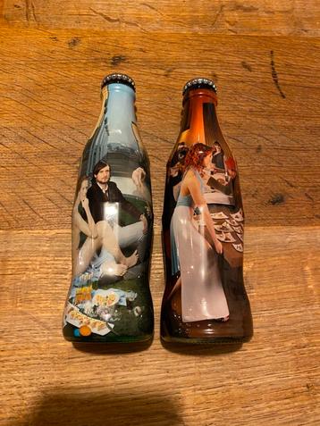 bouteille de coca verre richement decoree parfait état, Enlèvement ou Envoi