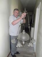 verlichting plafond, Ophalen, Gebruikt, Glas