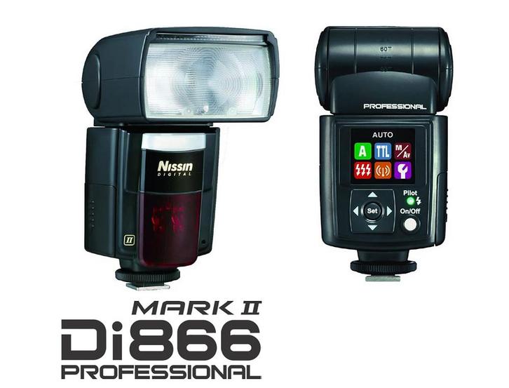 Nissin Di 866 Mark II Professional, Audio, Tv en Foto, Foto | Flitsers, Zo goed als nieuw, Overige merken, Kantelbaar, Ophalen