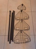 Étagère télescopique pour coin douche avec paniers, Enlèvement