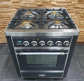 🔥Luxe Boretti Majestic Fornuis 70cm antraciet & rvs 1 oven beschikbaar voor biedingen
