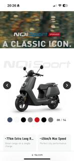 Elektrische scooter merk niu, Vélos & Vélomoteurs, Cyclomoteurs | Marques Autre, Comme neuf, 50 cm³, Classe B (45 km/h), Enlèvement