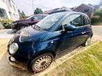 Fiat 500, Auto's, Voorwielaandrijving, Stof, Beige, Blauw