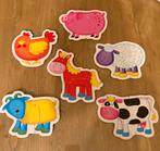 Baby puzzels boerderij dieren, Kinderen en Baby's, Ophalen of Verzenden, Minder dan 10 stukjes, Gebruikt, 6 maanden tot 2 jaar