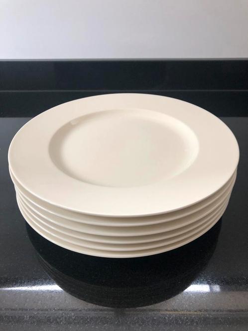 6 assiettes plates - diamètre 17,5 cm, Maison & Meubles, Cuisine | Vaisselle, Comme neuf, Assiettes(s), Enlèvement ou Envoi