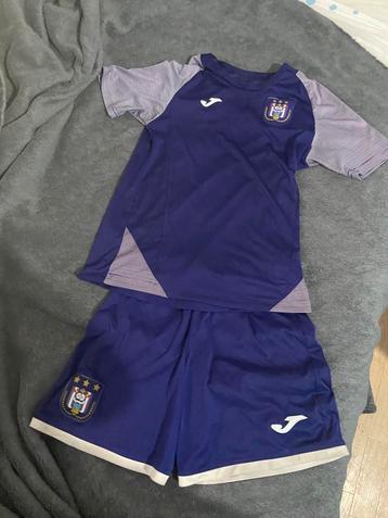 Maillot et short de foot du club Anderlecht, Enlèvement ou Envoi, Comme neuf, Maillot