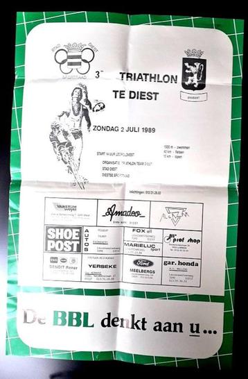 Mooie Affiche  Triatlon in Diest