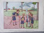 gravure ancienne Scoutisme Scouts dessin Hergé, Comme neuf, Autres types, Enlèvement ou Envoi