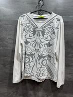 T-shirt à manches longues VERSACE Jeans Nouveau + Code, Neuf, Enlèvement ou Envoi, Blanc, Taille 46 (S) ou plus petite