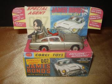 CORGI TOYS Aston Martin DB5 Grise James Bond 1967 avec Boîte