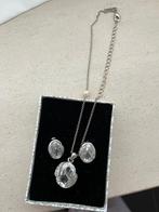 Boucles d'oreilles en argent avec collier de perles, Bijoux, Sacs & Beauté, Enlèvement ou Envoi, Neuf, Argent, Argent