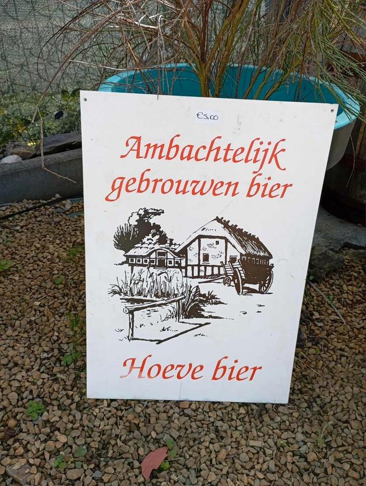 Hoevebier, Verzamelen, Biermerken, Zo goed als nieuw, Ophalen of Verzenden