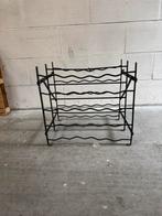 IJzeren wijnrek, Huis en Inrichting, Woonaccessoires | Wijnrekken, Ophalen, Gebruikt, Metaal, 50 tot 75 cm