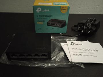 TP-Link LS1005G – 5x Gigabit Switch – Stil & Energiezuinig beschikbaar voor biedingen