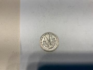 1 frank-munt uit Frans Equatoriaal-Afrika uit 1948. beschikbaar voor biedingen