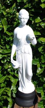 Jolie statue de jardin ancienne d'un courtisane - décoration, Jardin & Terrasse, Statues de jardin, Autres types, Autres matériaux
