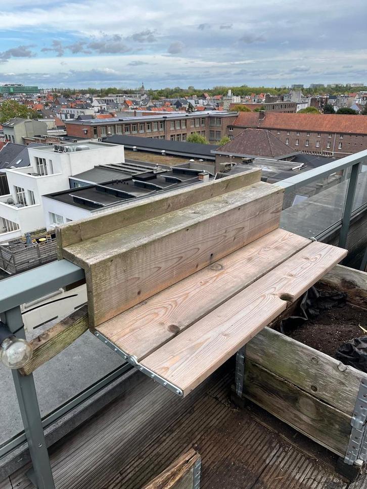 Inklapbare balkontafel/balkonbar, Tuin en Terras, Tuinmeubel-accessoires, Ophalen