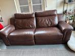 Lederen salon Chateau d’Ax donkerbruin, Huis en Inrichting, Ophalen, Gebruikt, Leer