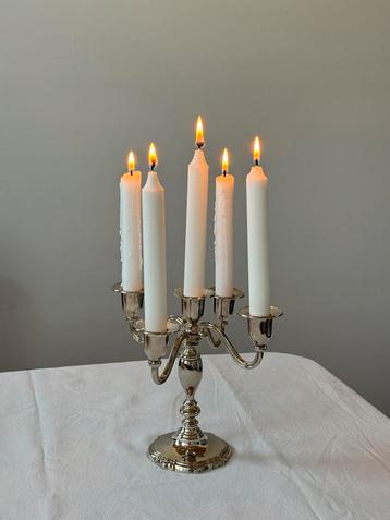 Vintage 5 Arm Candelabra Candle Holder beschikbaar voor biedingen