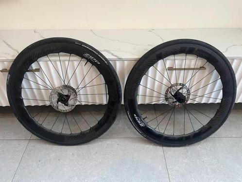 Zipp 454 NSW disc tubeless wielset, Fietsen en Brommers, Fietsonderdelen, Zo goed als nieuw, Wiel, Ophalen of Verzenden