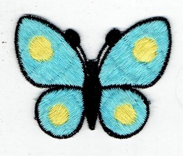 Badge, écusson en forme de papillon