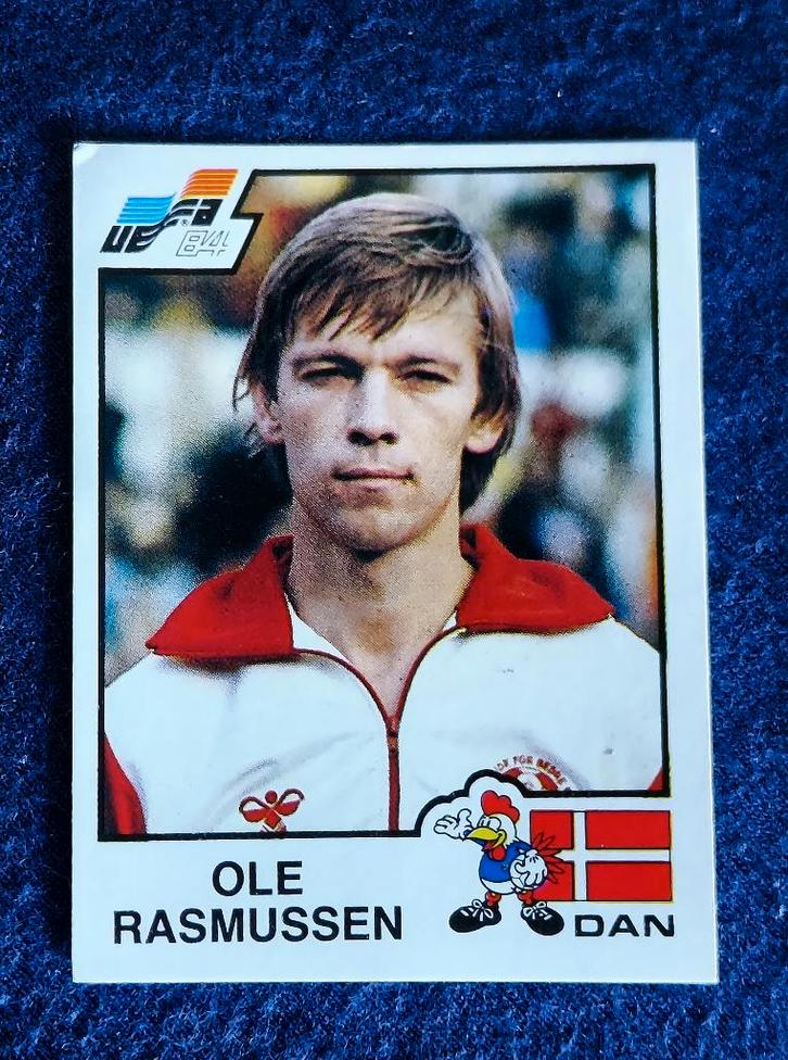 Panini sticker voetbal ' Euro 1984 - Ole Rasmussen '  #64, Collections, Articles de Sport & Football, Neuf, Affiche, Image ou Autocollant