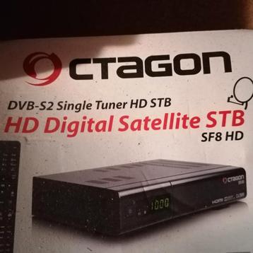 HD digital satellite octagon, Enlèvement ou Envoi, Utilisé