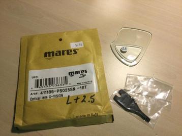 Mares Optical Lens X-Vision L +2,50 nieuw aan 40€ ipv 56,50€