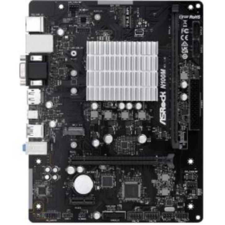 Asrock N100M motherboard with CPU, Computers en Software, Moederborden, Gebruikt, Intel, DDR4, Ophalen of Verzenden