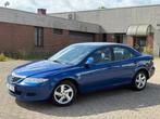 Mazda 6 1.8i 156.000km 2002 *Airco* + Keuring, Voorwielaandrijving, Stof, 4 cilinders, Blauw