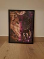 'Wolf' diamond painting afgewerkt, Hobby en Vrije tijd, Nieuw, Ophalen