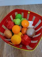 Speelgoed groenten en fruit in draagmandje, Kinderen en Baby's, Ophalen, Zo goed als nieuw