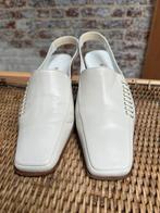 Baldini gesloten sandalen wit leer FR36, Ophalen of Verzenden, Wit
