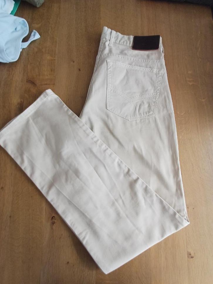 Deer Island - klassieke herenbroek (mt 34), Kleding | Heren, Broeken en Pantalons, Zo goed als nieuw, Maat 46 (S) of kleiner, Beige