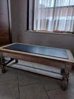 Salontafel met stenen blad, Huis en Inrichting, Tafels | Salontafels, Ophalen, Zo goed als nieuw