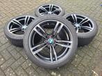 BMW 19 inch velgen met winterbanden M3 M4 437M 5x120 F82 F83, Auto-onderdelen, Banden en Velgen, 19 inch, Velg(en), Winterbanden