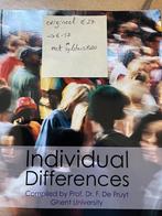 Individual differences + differentiële psychologie, Boeken, Ophalen, Pearson, Klinische psychologie, Zo goed als nieuw