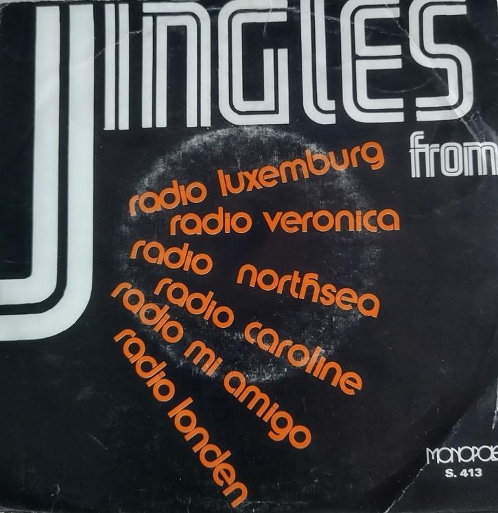 Jingles - From radio Luxemburg,Veronica,Northsea,Caroline..., Cd's en Dvd's, Vinyl Singles, Zo goed als nieuw, Single, Pop, 7 inch