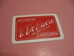 1 oude losse speelkaart Likeuren De Baere , Gent (173), Verzamelen, Speelkaarten, Jokers en Kwartetten, Ophalen of Verzenden, Zo goed als nieuw