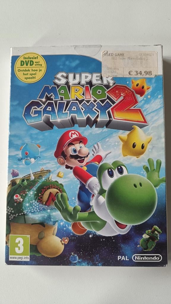 Wii super mario Galaxy 2, Ophalen