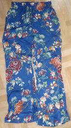 Blauw gebloemde broek ZARA S, Bleu, Enlèvement ou Envoi